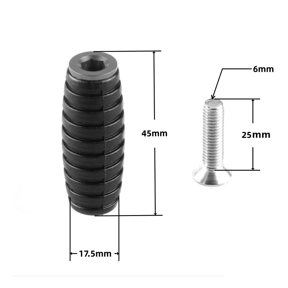 Cauciuc varf pedala schimbator cu surub Yamaha Honda Kawasaki Suzuki Ducati KTM Buell Aprilia A886 - imagine 5