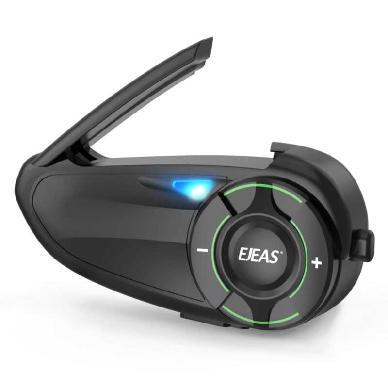  Intercom casca moto EJEAS Q8, Sistem de comunicare Bluetooth, 1000m , 6 persoane