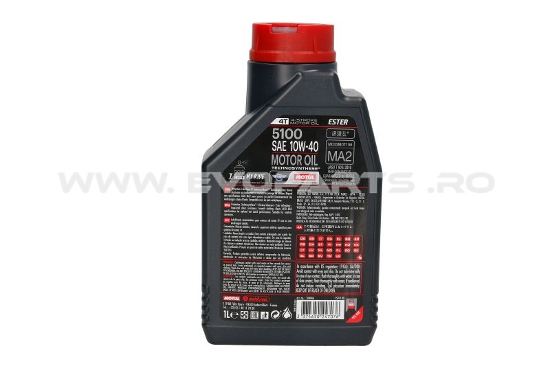 Ulei Motul 5100 10W40 4T 1L - imagine 2